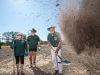 Byford Glades residents association member Sylvia Whibley, treasurer Keith Whibley and president John Kirkpatrick are preparing to build the community garden in the Glades estate. Photographs – Matt Devlin.