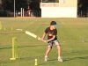 Dalton Briggs from Armadale tries batting. Photograph - Robyn Molloy.