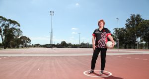 Parkwood resident Mary Cash has been volunteering for the southern district netball association for more than 50 years. Photograph — Matt Devlin.