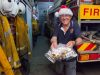 Byford volunteer bushfire brigade secretary Frank Rankin will help Santa on his sleigh runs. Photograph — Matt Devlin.