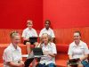 Byford Secondary College year seven students Nash Waldron, John George, Tori Schilling, Kira Gibsone and Abbie McKenzie are part of the school’s largest cohort yet. Photograph — Matt Devlin.