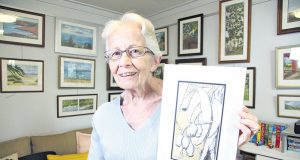 Lynwood Artist Hilde Jones was a finalist in the Australian Artist magazine’s Florals and Gardens Art Prize Challenge. Photograph — Matt Devlin.