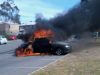 Fireball in Sizzler car park at lunch time today. Photograph Keith Bruning.