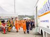 Jubilant SES workers and volunteers after this morning's search for a 77-year-old woman. Photograph - Kelly Pilgrim-Byrne.